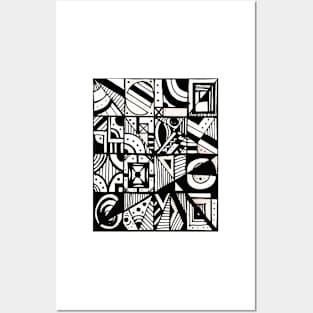 Raw Geometry Posters and Art